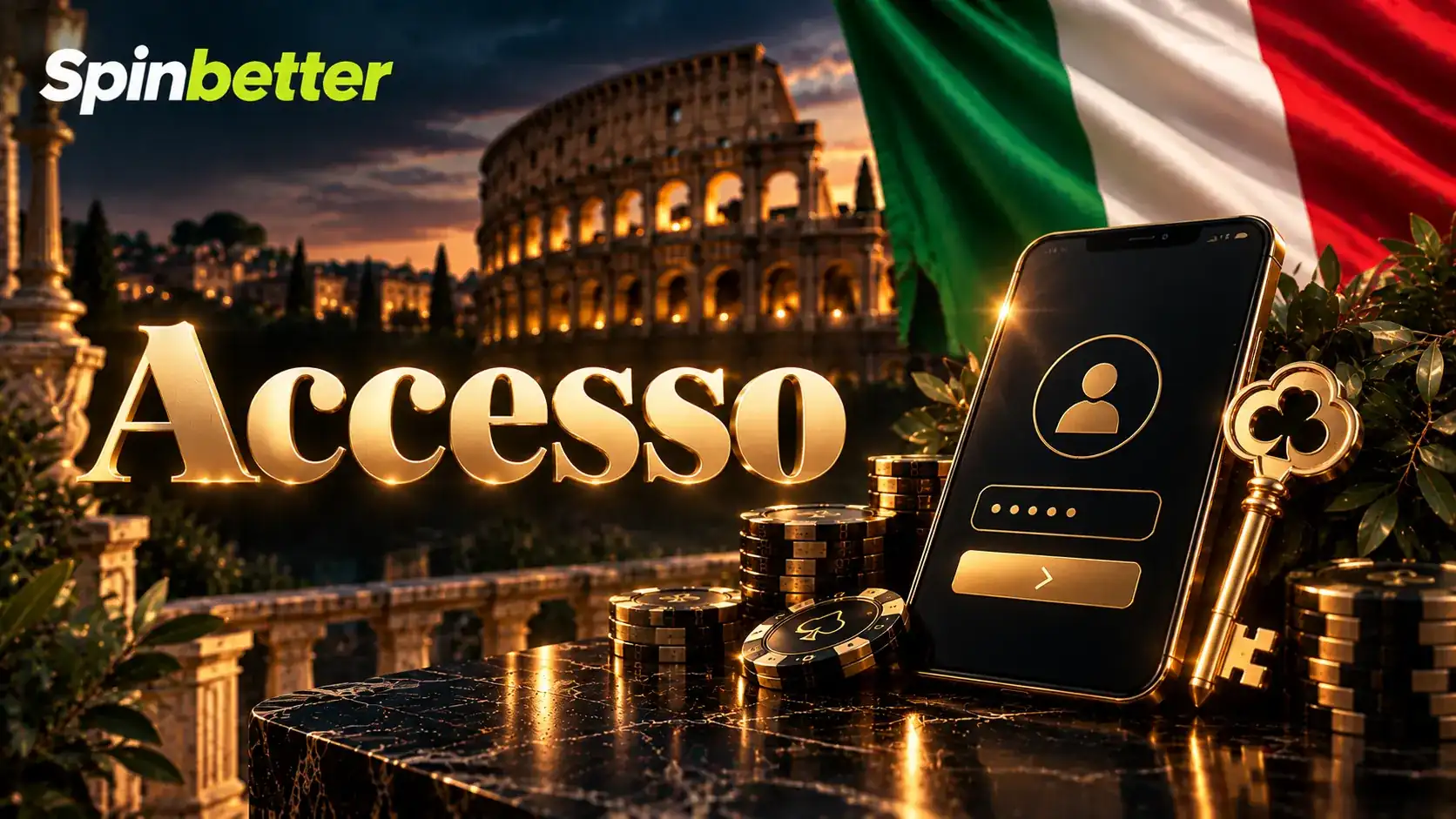 Accesso al conto: il modulo di ingresso con identificativo e password